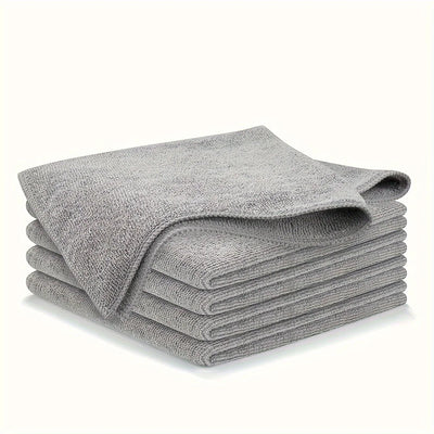 Chiffon microfibre vitre Néto gris, lot de chiffons pliés