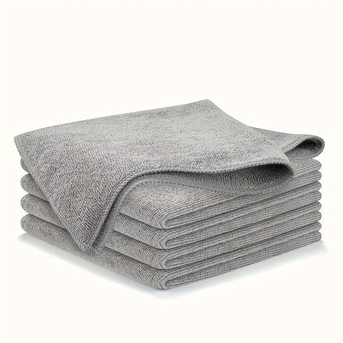 Chiffon microfibre vitre Néto gris, lot de chiffons pliés