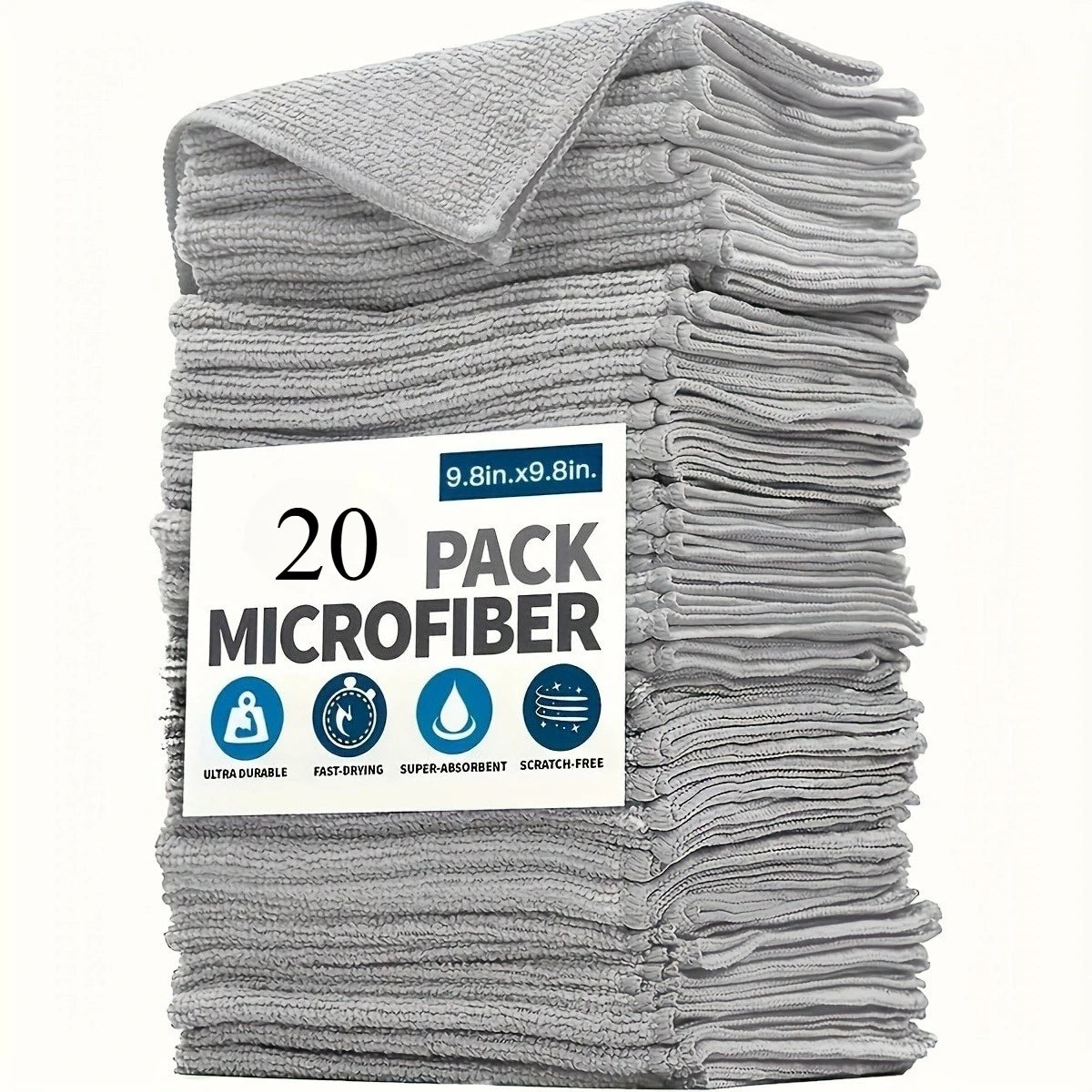 Lavette microfibre réutilisable et lavable en machine