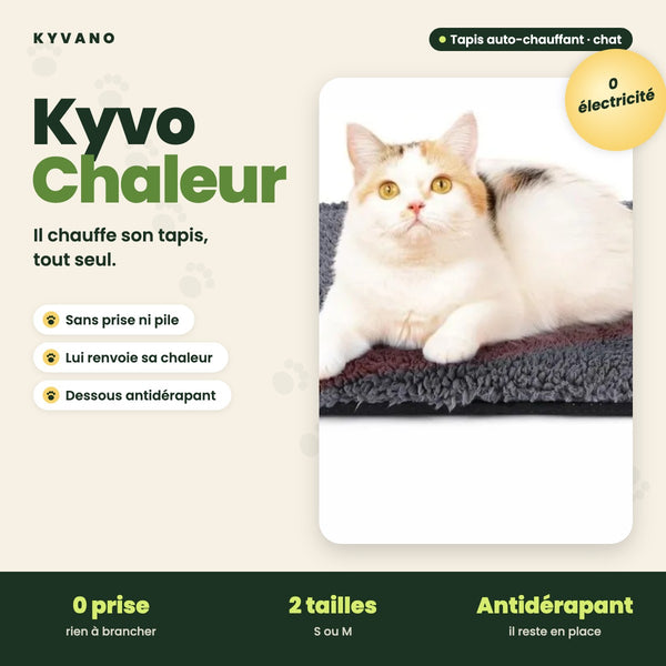 KyvoChaleur – Self-Warming Cat Mat, No Electricity